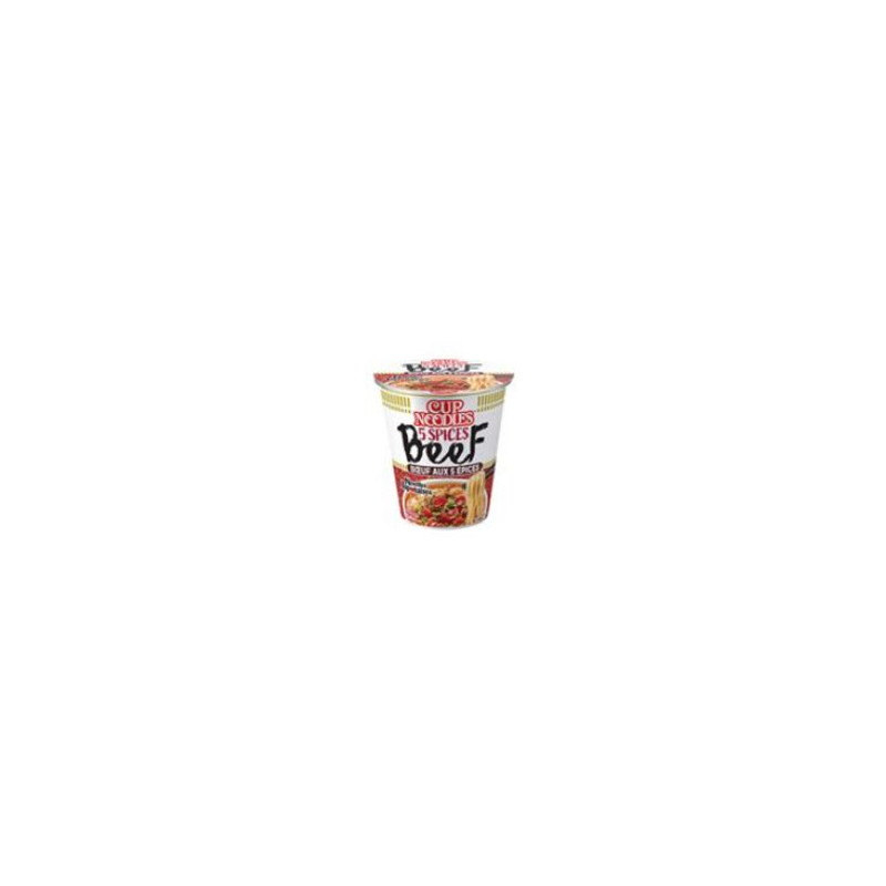 BOL SOUPE NOUILLE BOEUF 64G* NISSIN