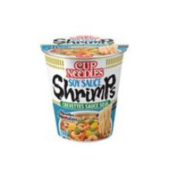 BOL SOUPE NOUILLE CREVETTE 63G* NISSIN