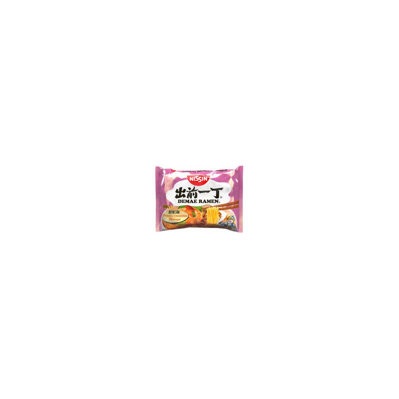SOUPE NOUILLES CREVETTE 100G NISSIN