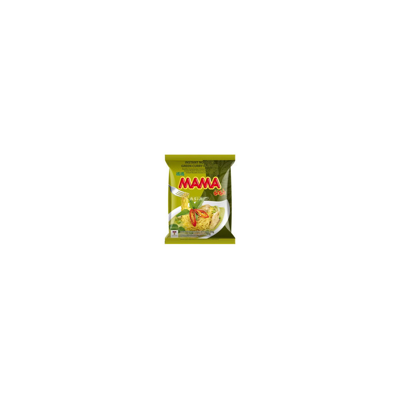 SOUPE NOUILLES CURRY VERT 55G* MAMA